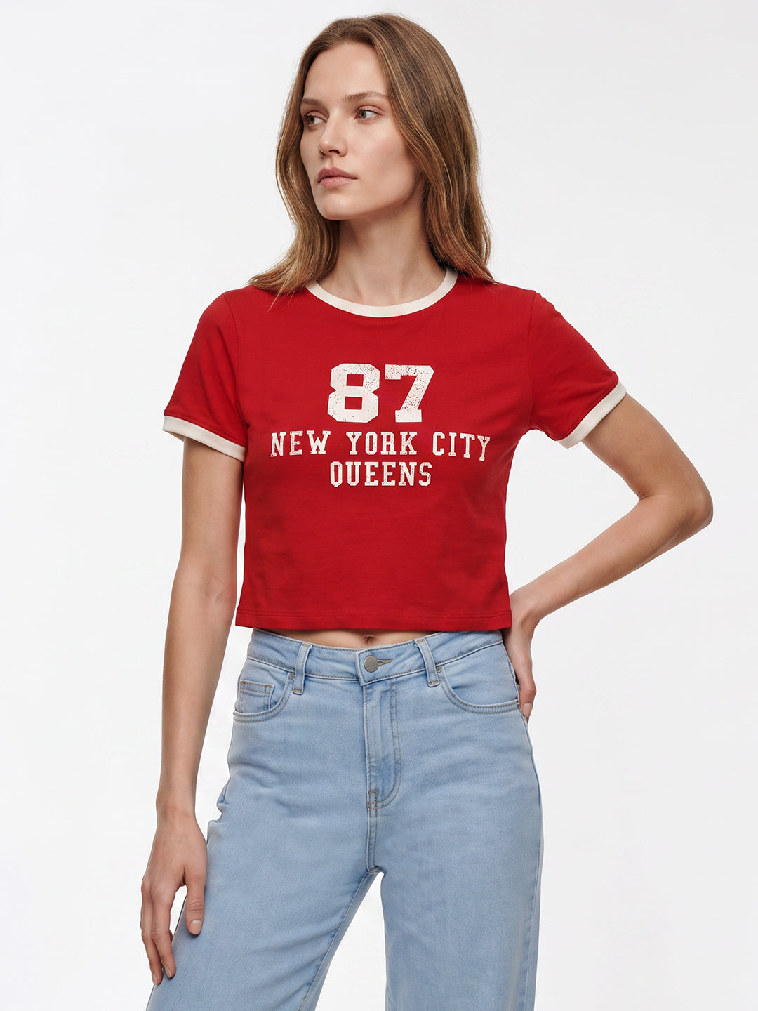Women Red Neo Tees