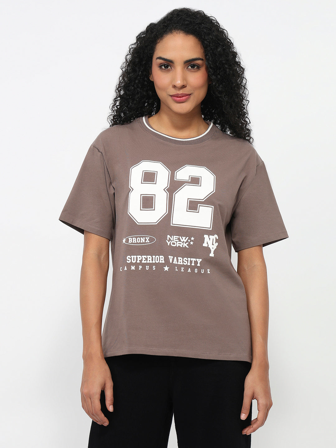 Women Oyster Oversized T-Shirt