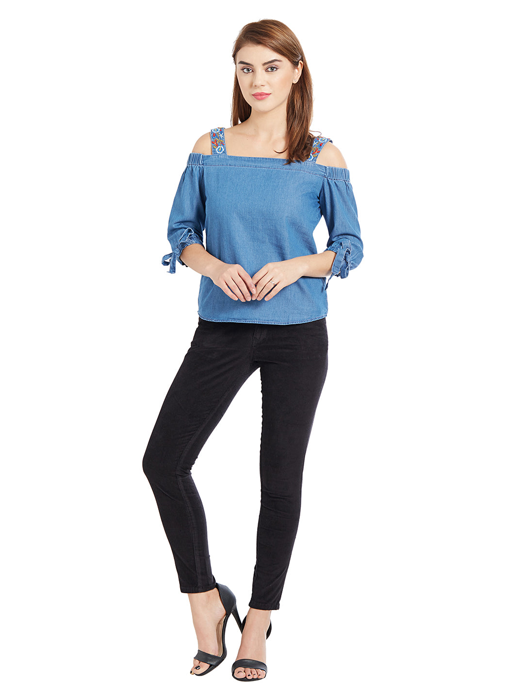 Women Blue Top