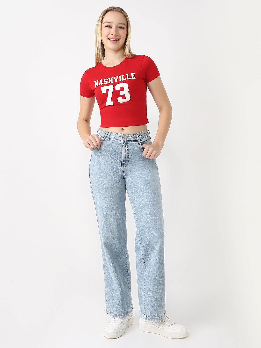 Women Slim Fit Genz T-Shirt