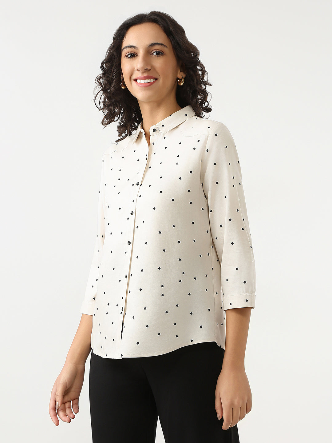 Women Chalk Printed Shirt