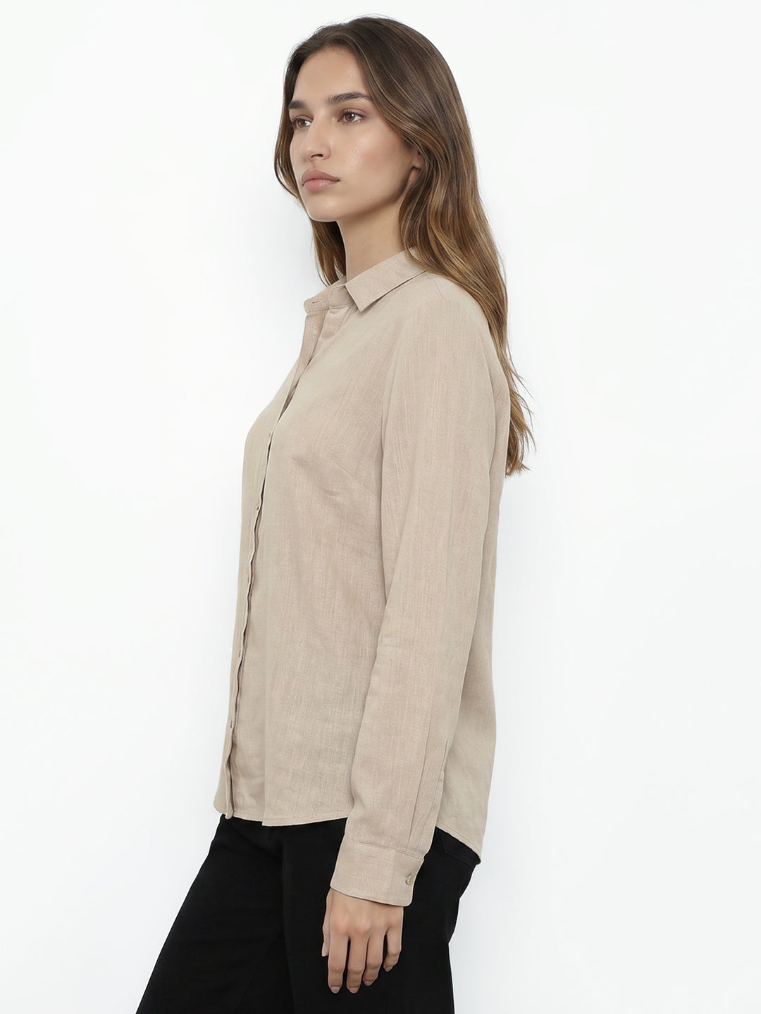 Women Light Oyester Shirt