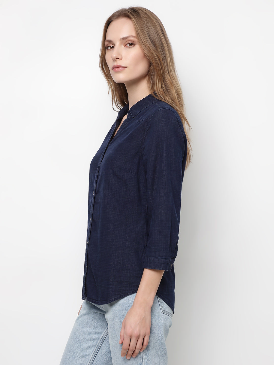 Women Indigo Shirt