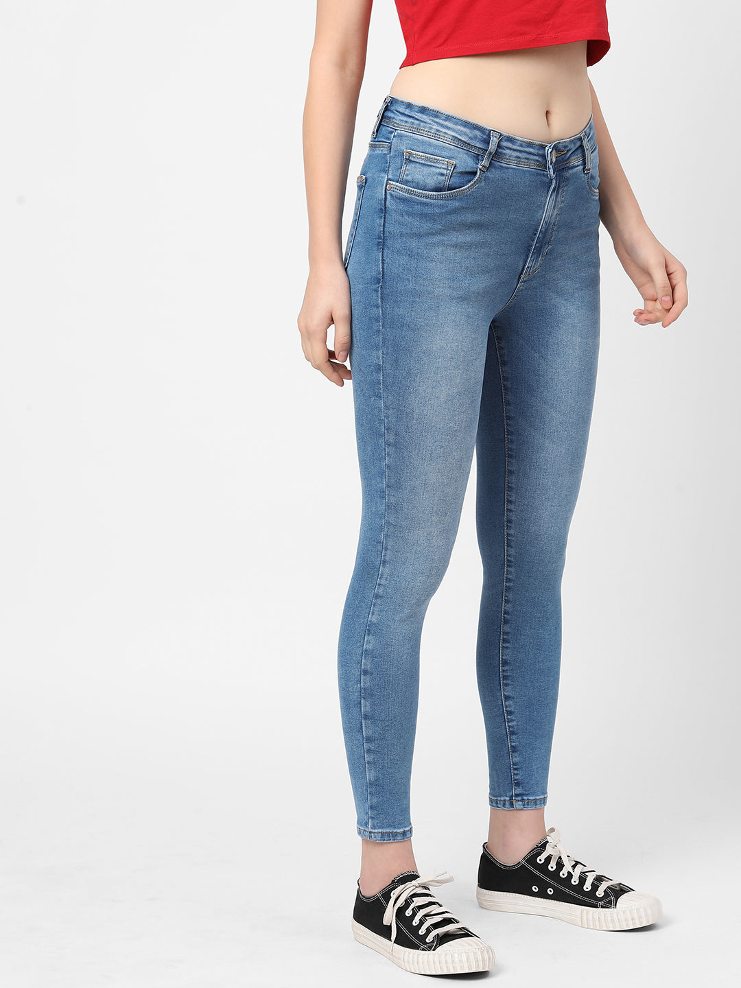 Women High-Rise Skinny Jeans