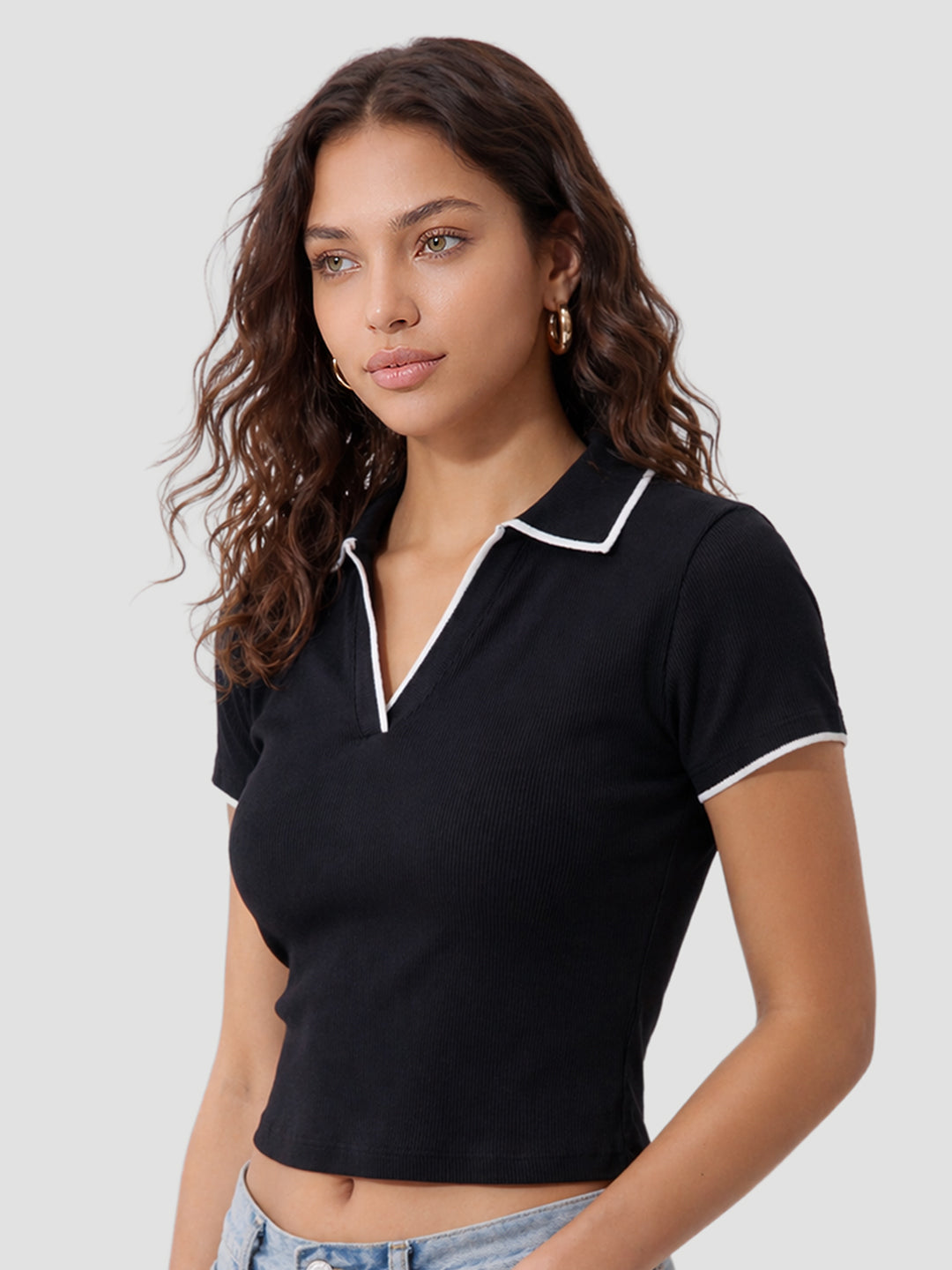 Women Black Flat Knit
