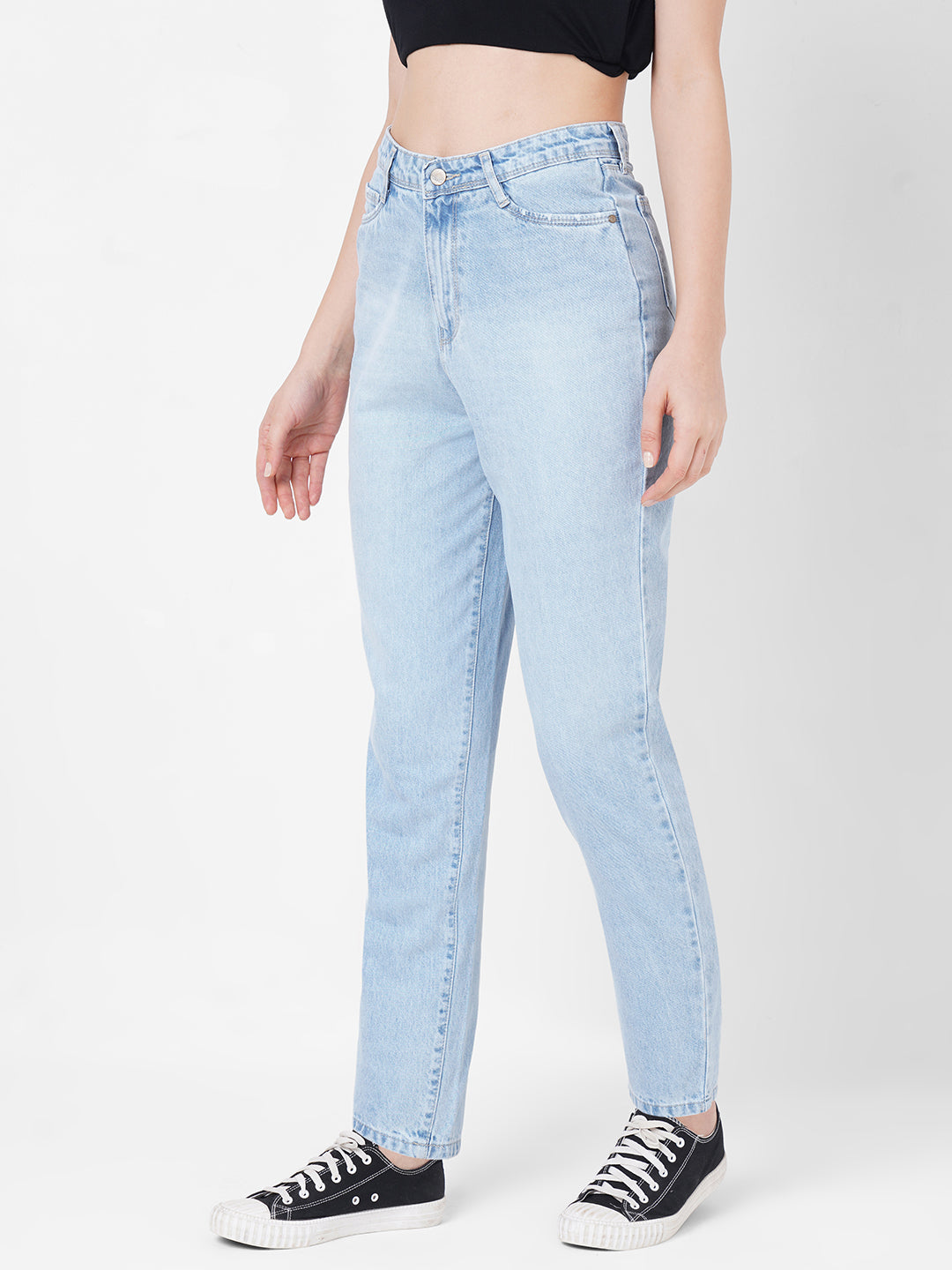 Women High-Rise Mom Fit Jeans