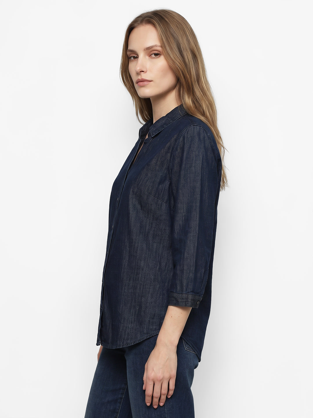 Women Dark Blue Shirt