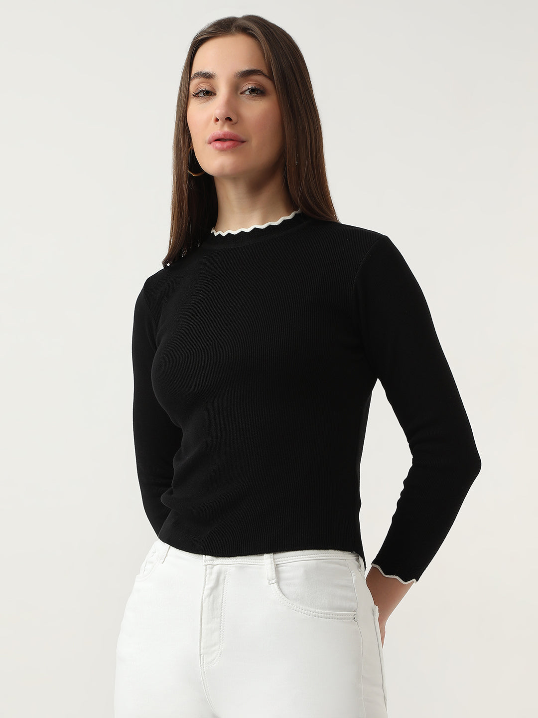 Women Flat Knit Top