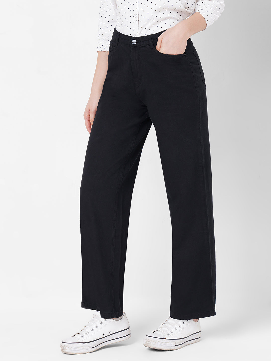 Women High-Rise Wide Leg Jeans