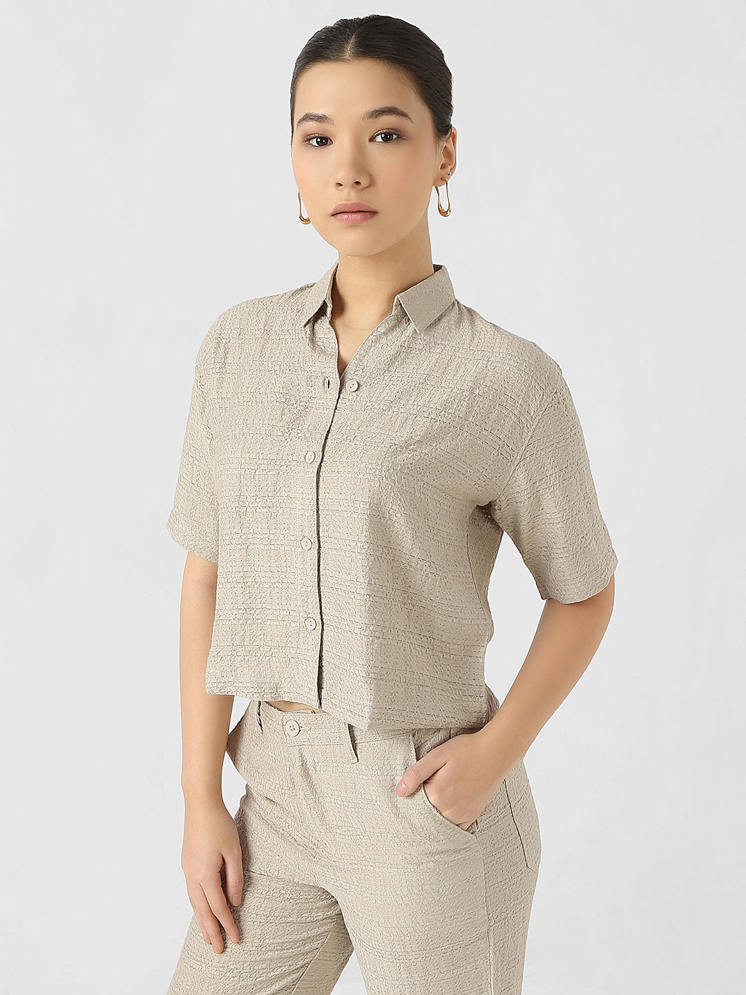 Women Slim Fit Slim Shirt