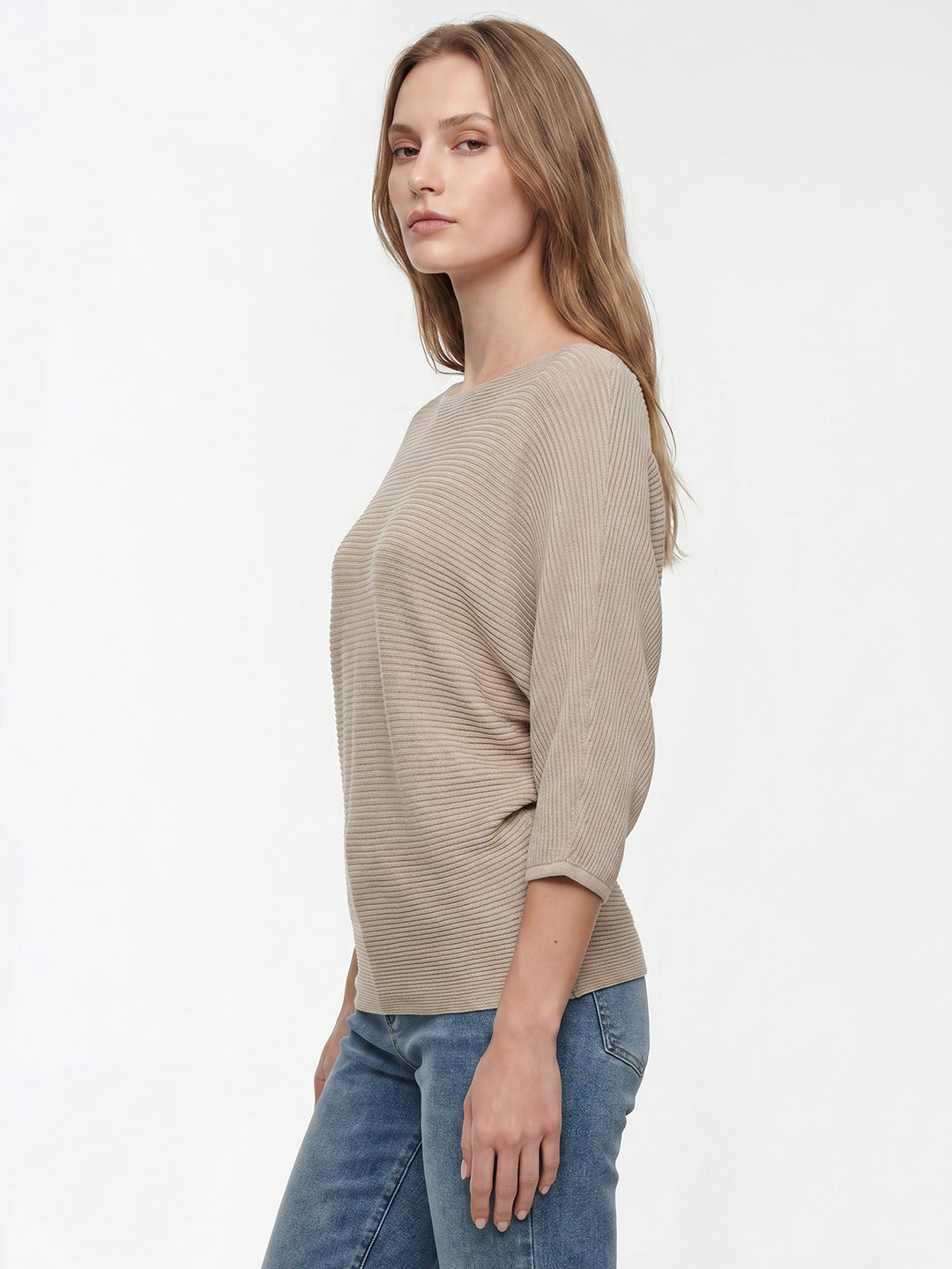 Women Champagne Batsleeve Top