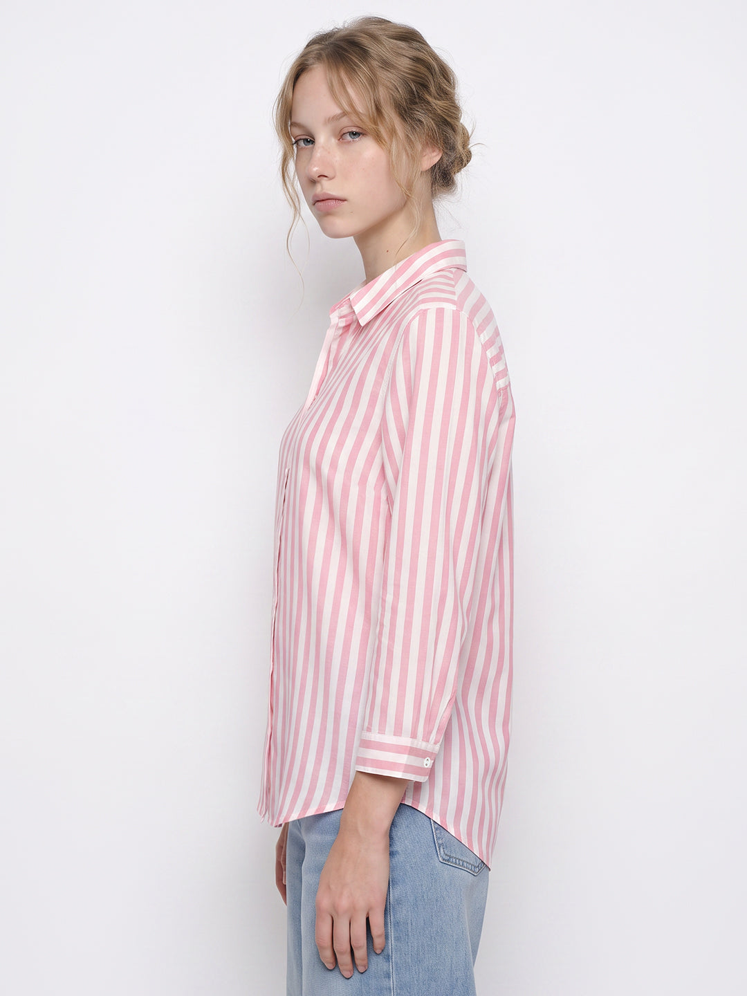Pink/White Shirt