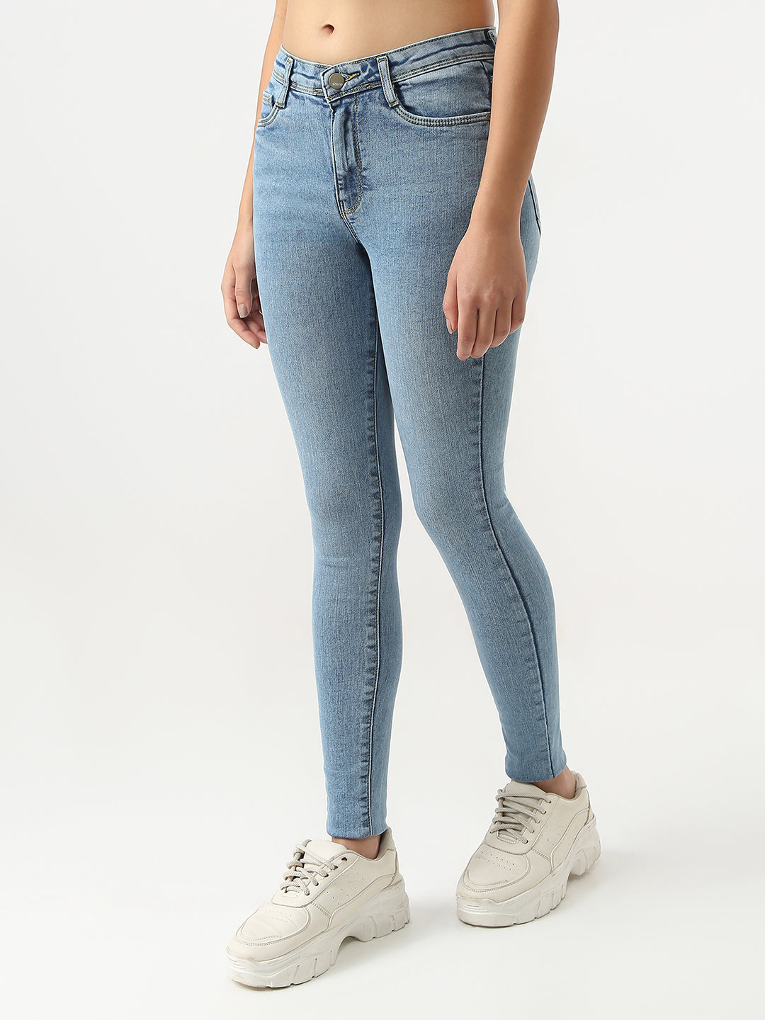 Women High Rise Skinny Fit Jeans