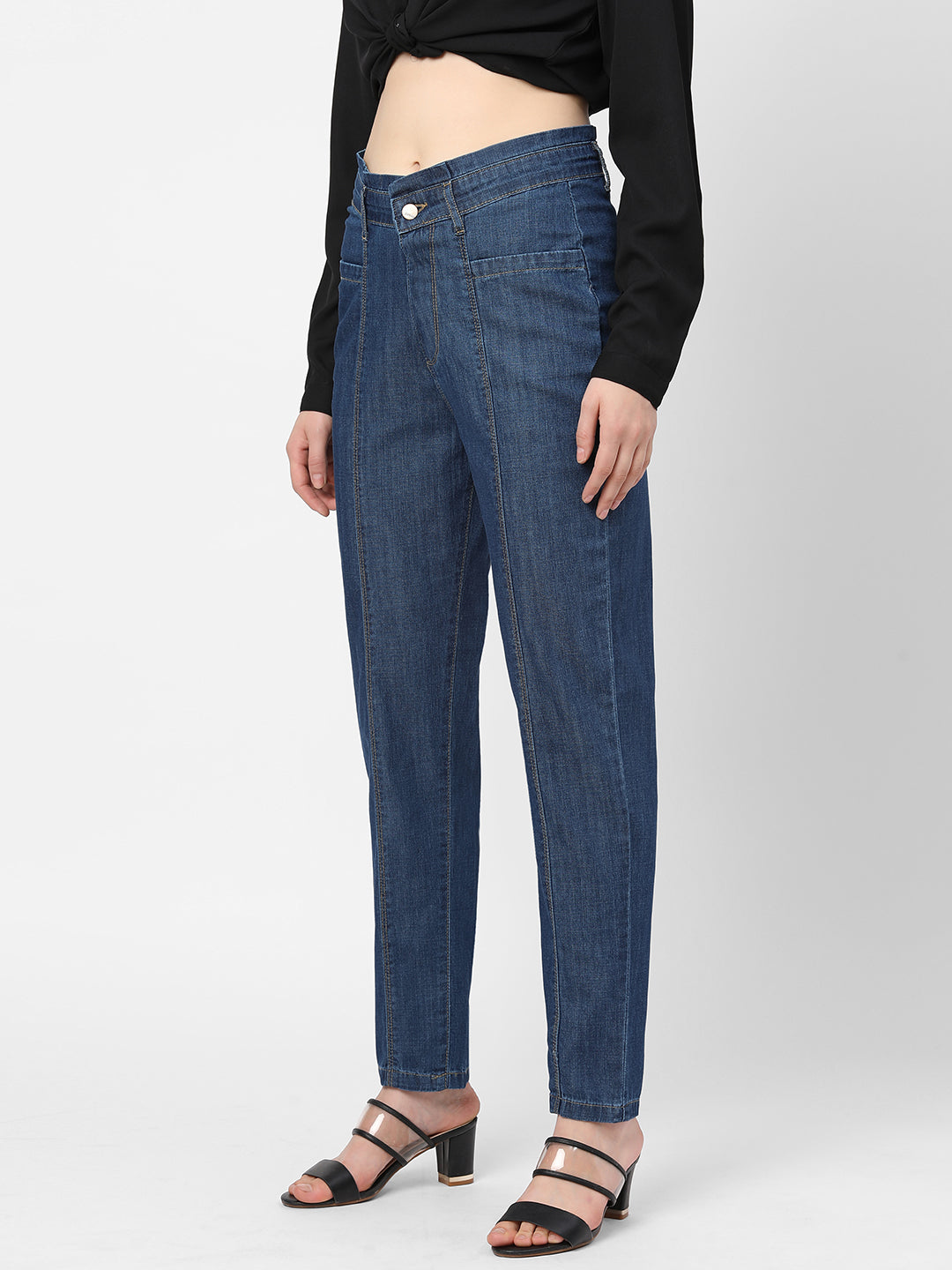 Women High-Rise Baggy Fit Jeans