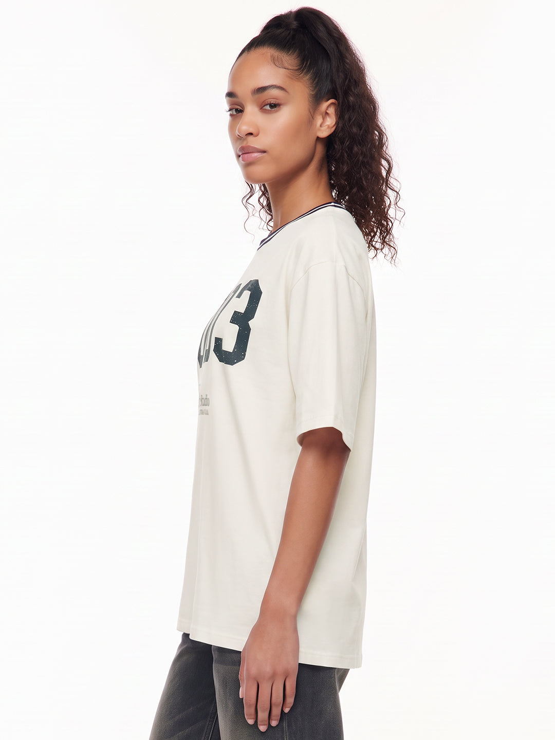 Off White Oversized T-Shirt