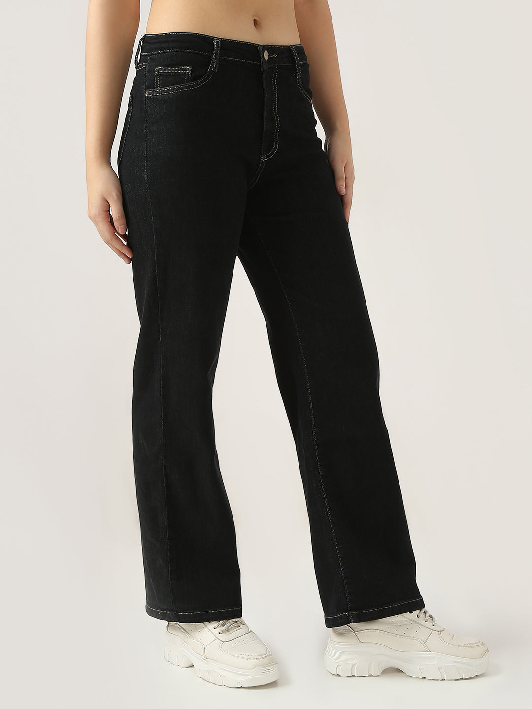 Women High-Rise Wide Leg Jeans