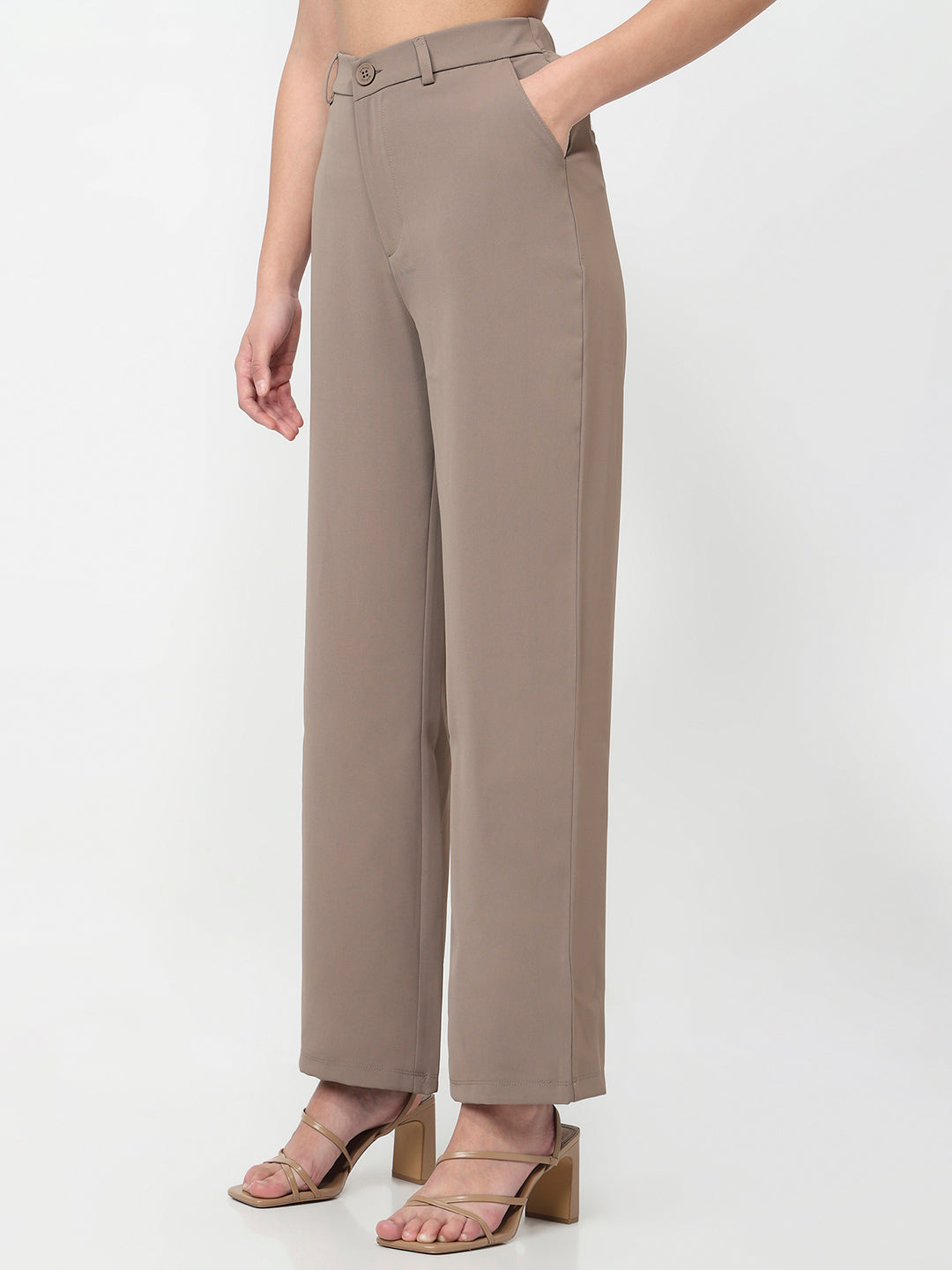Women Stone Wide Leg Korean Pants