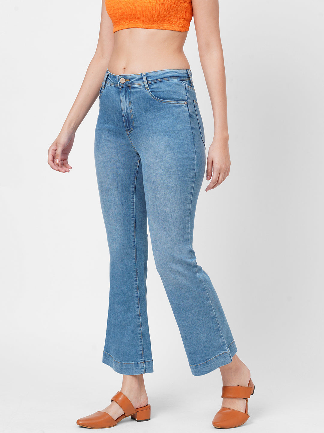 Women High-Rise Flare Jeans