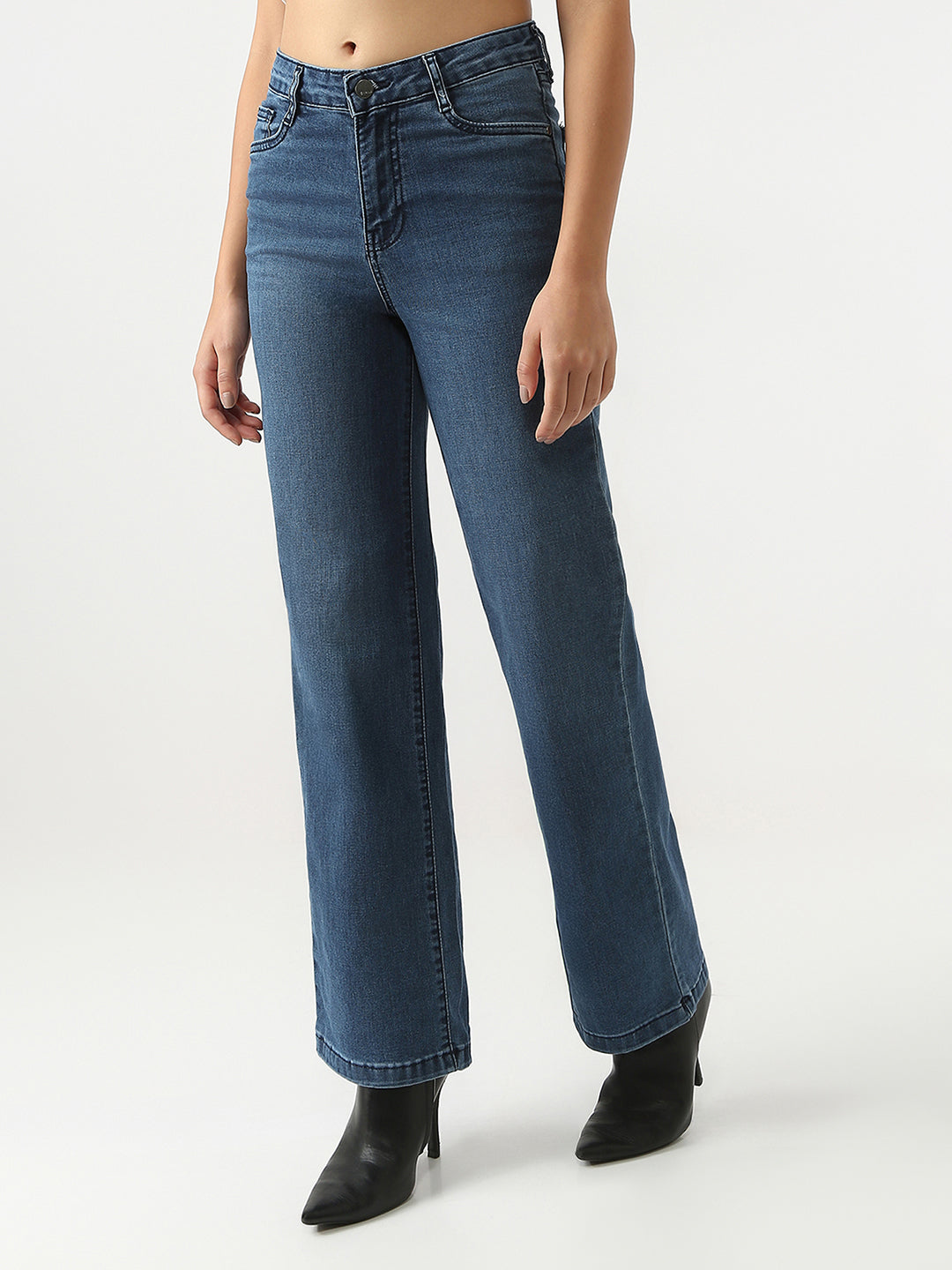 Women High-Rise Stright Fit Jeans