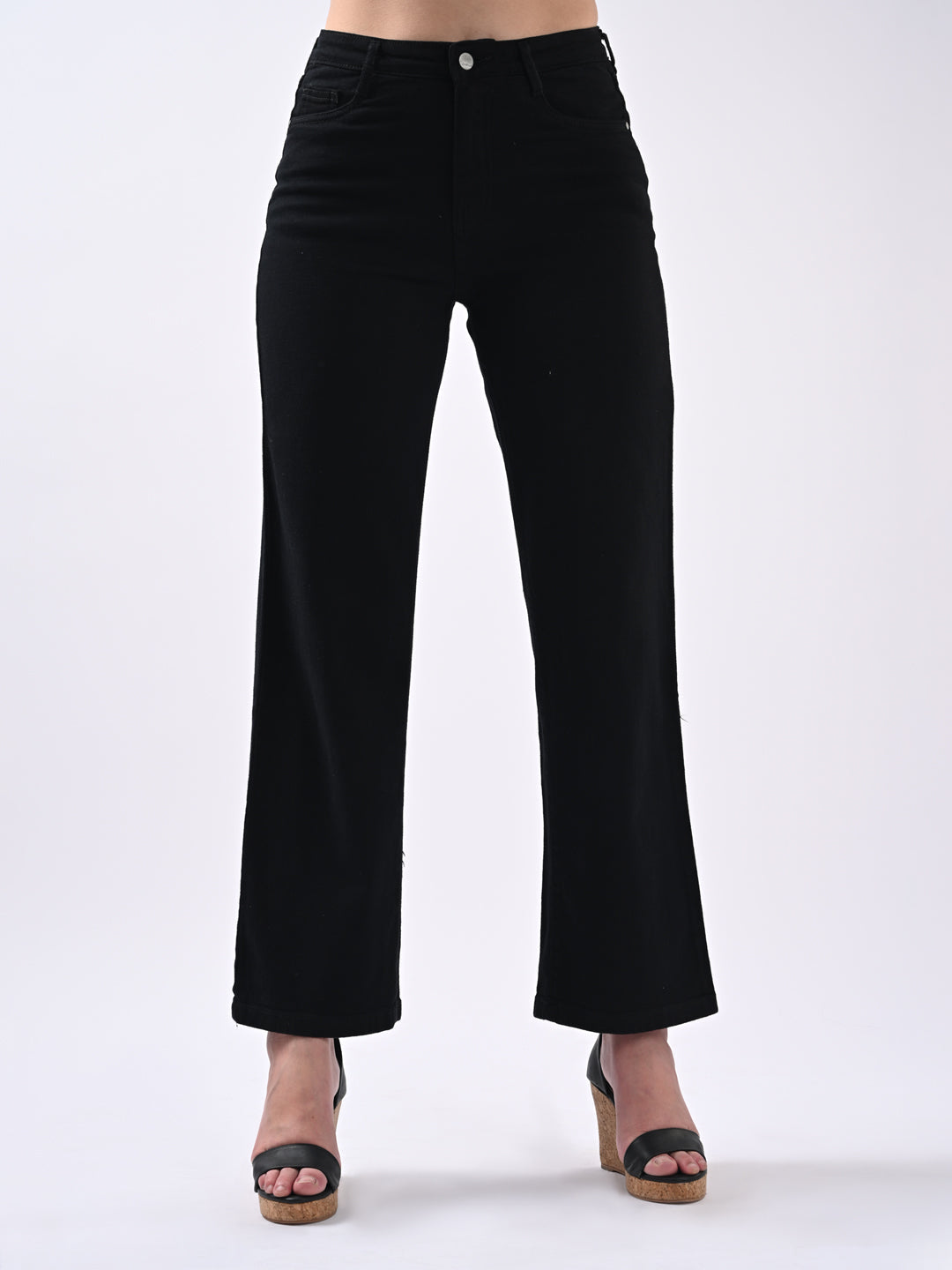 Women High-Rise Wide Leg Jeans