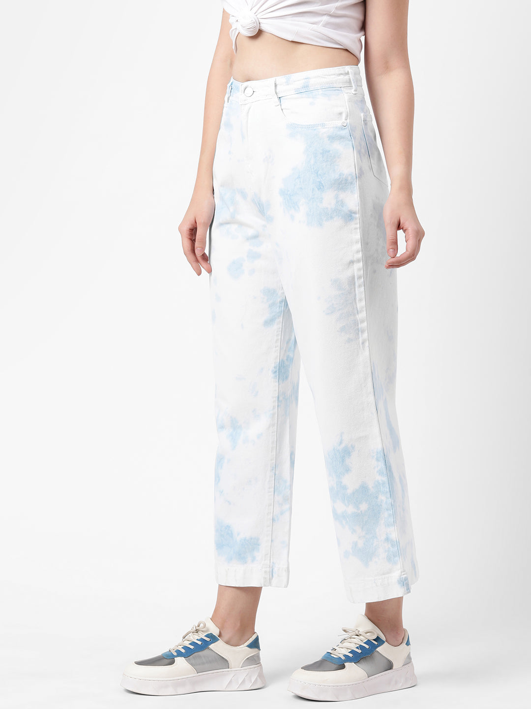 Women High-Rise Wide Leg Jeans