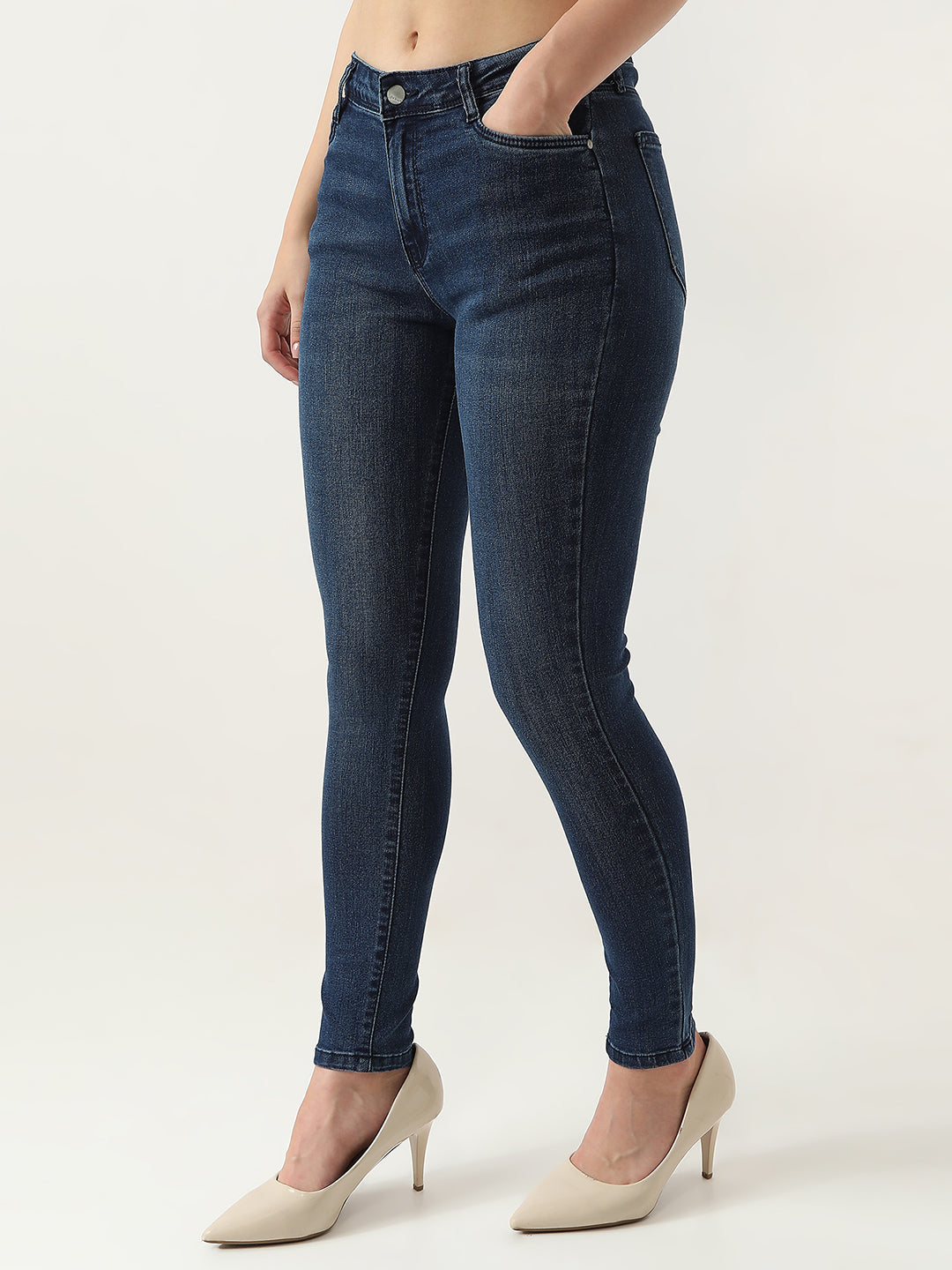 Women High-Rise Skinny Fit Jeans