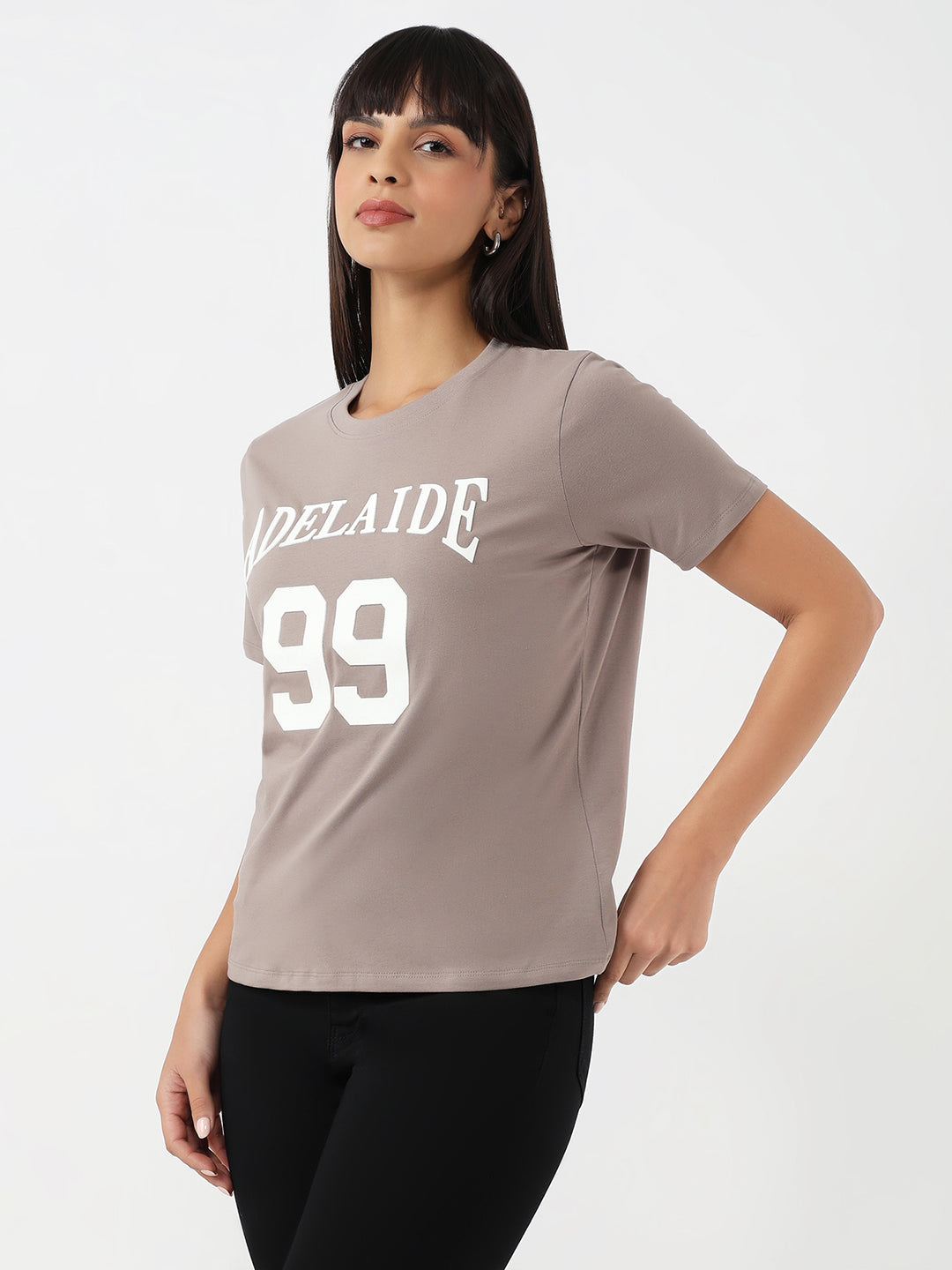 Women Oyester Slim Boxy T-Shirt