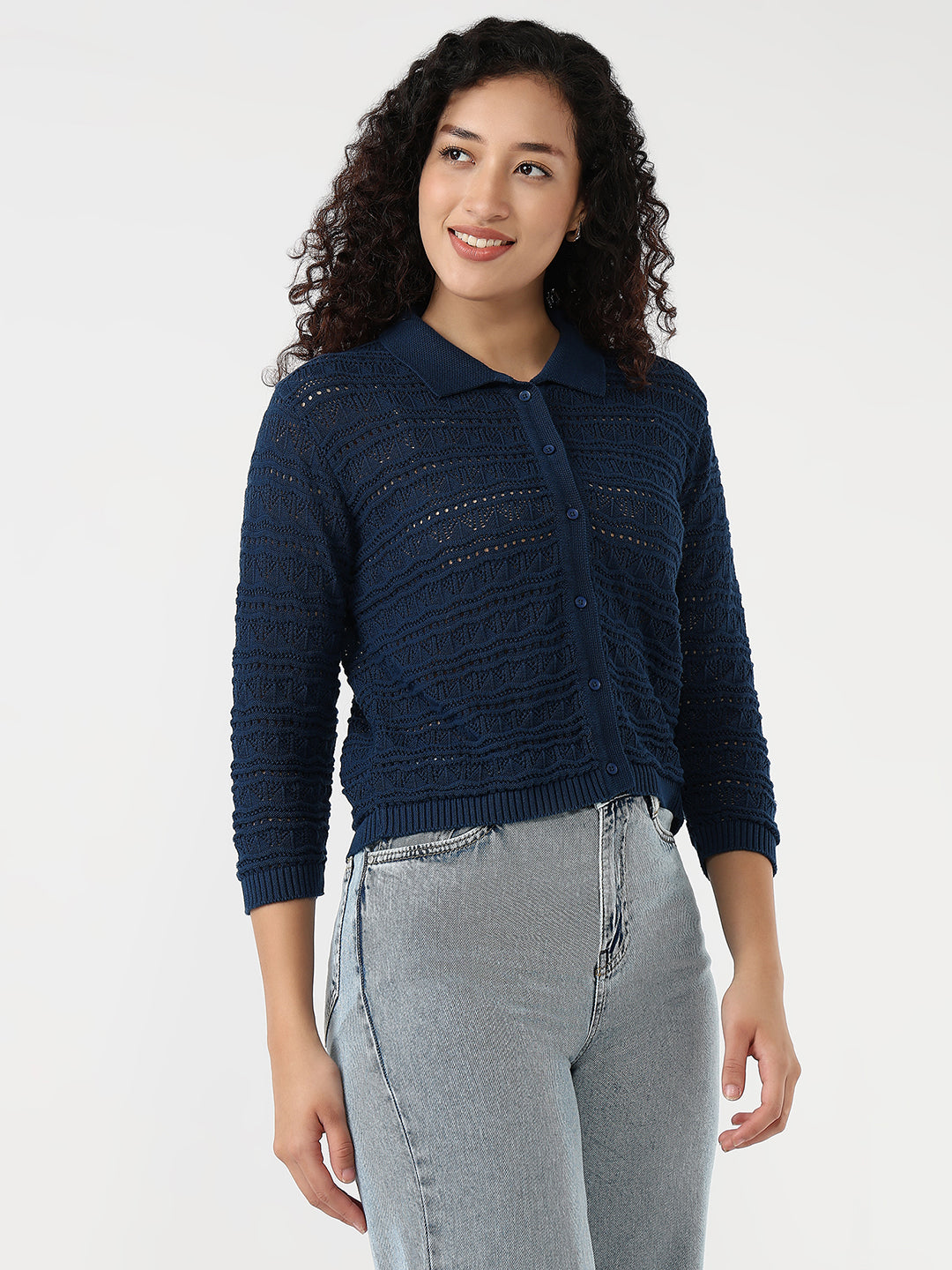 Women Airforce Slim Flat Knit Shirt