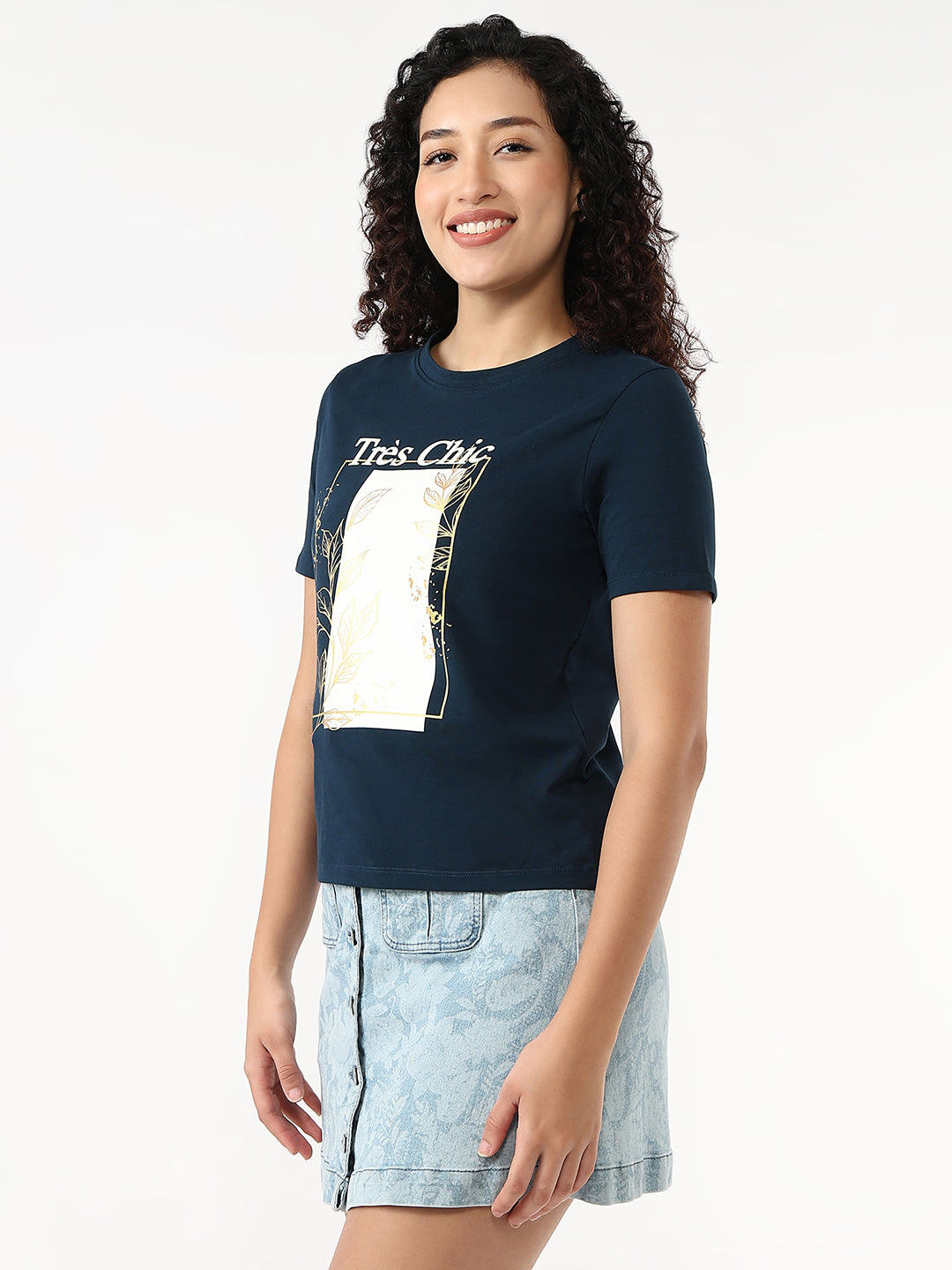 Women Airforce Slim Graphic T-Shirt