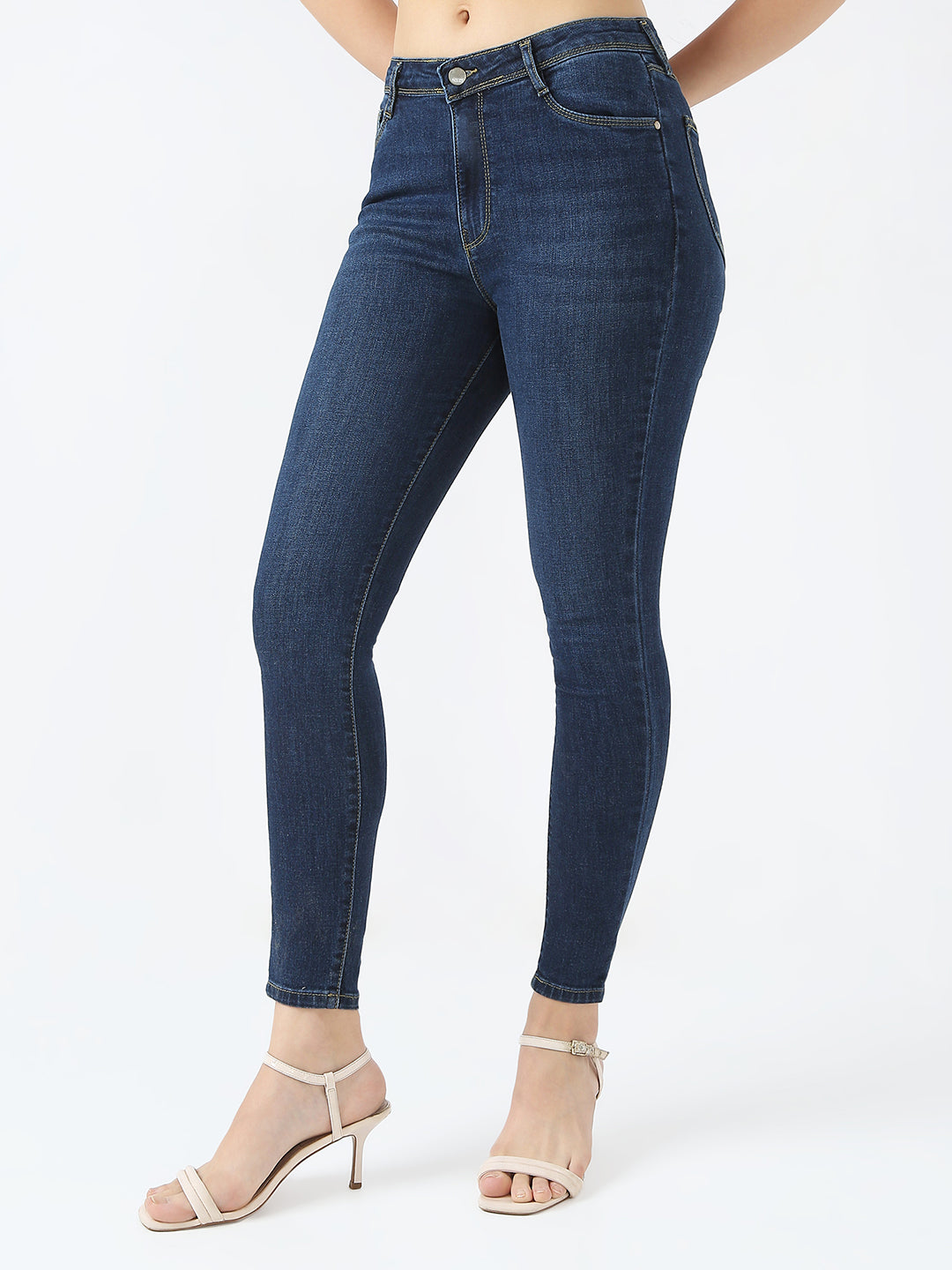 Women Blue Sky High Skinny Jeans