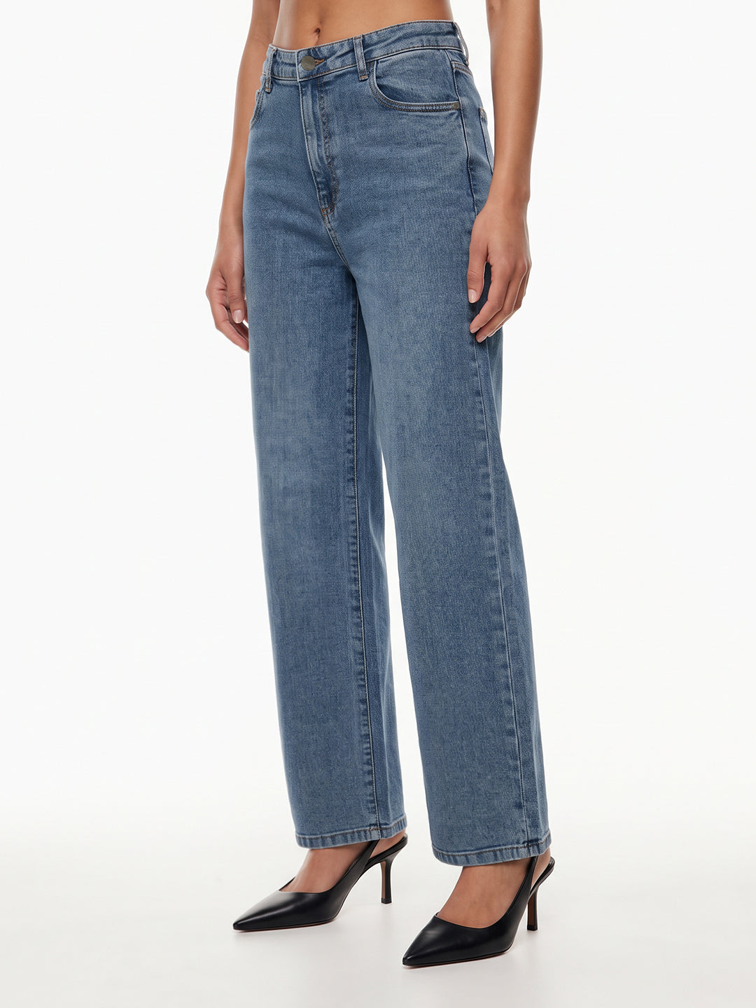 Light Blue High-Rise Baggy Jeans