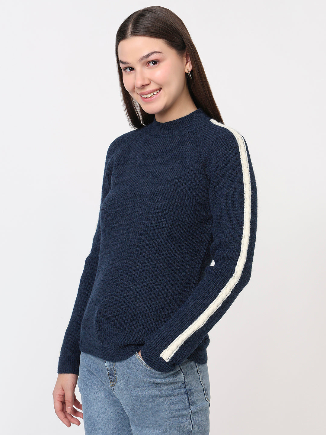 Women Airforce Slim Fit Sweater
