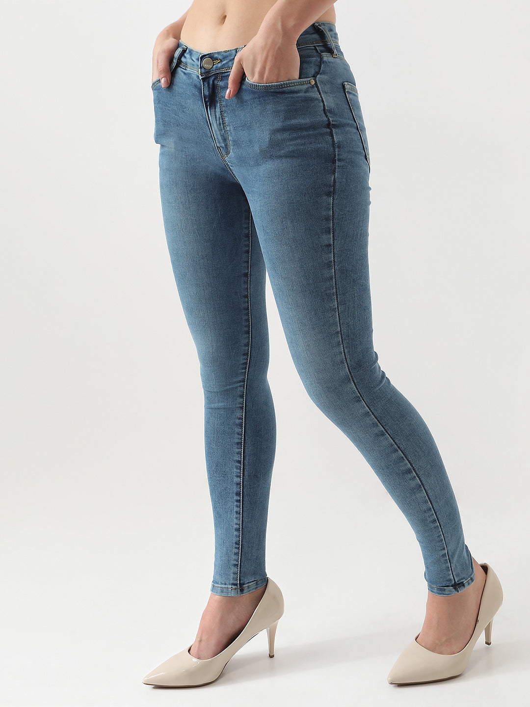 Women High-Rise Skinny Fit Jeans