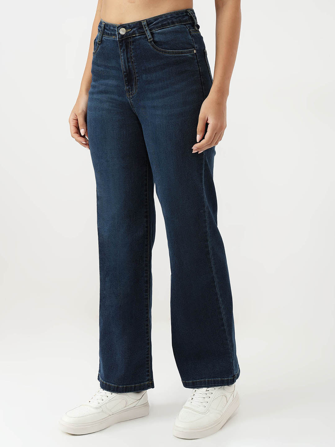 Women High-Rise Wide Leg Jeans