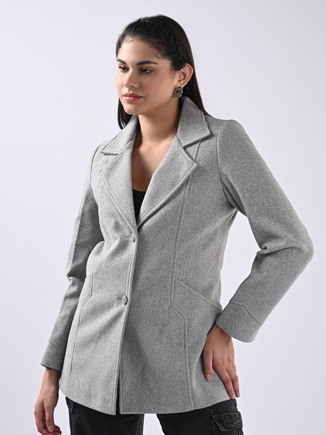 Women Solid Jacket