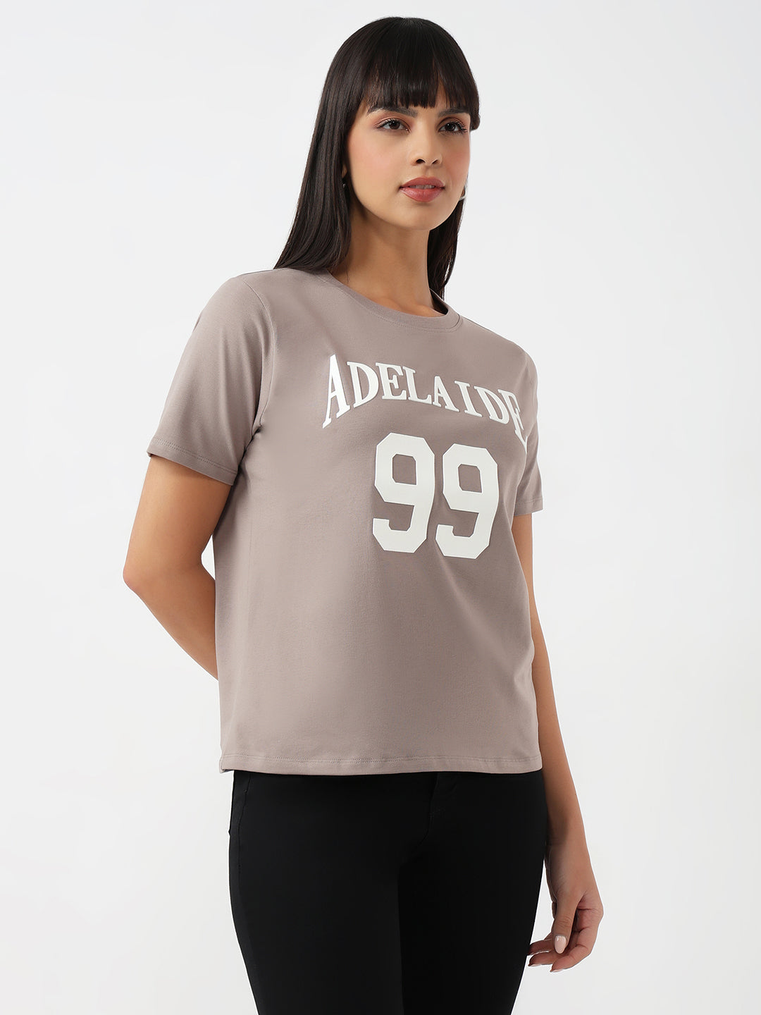 Women Oyester Slim Boxy T-Shirt