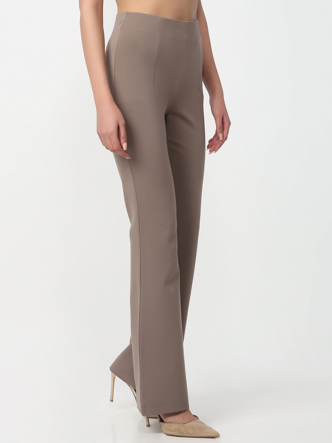 Women E Fawn High-Rise Flare Treggings