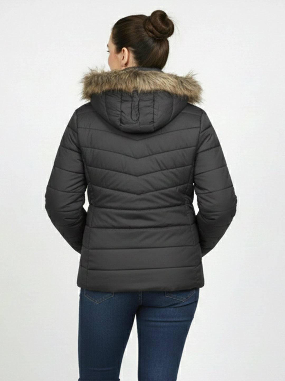 Women Black Winter Jacket
