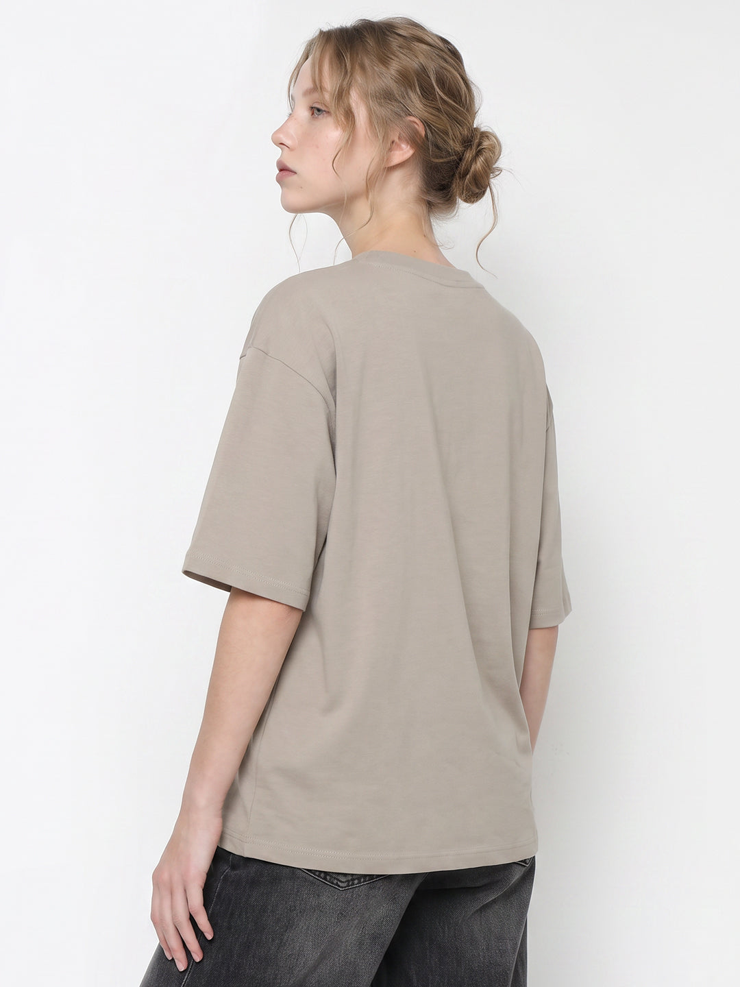 Light Oyester Oversized T-Shirt