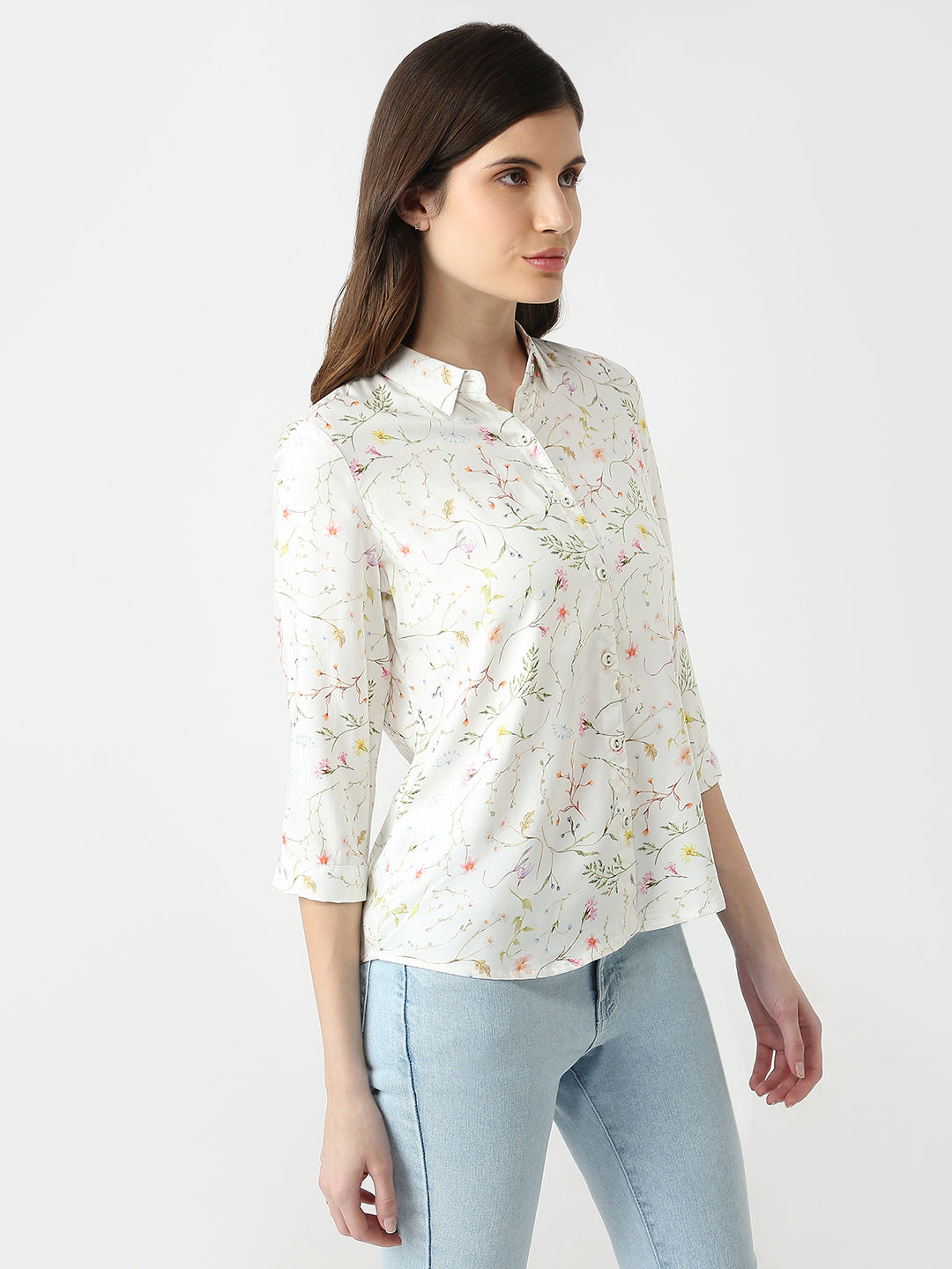 Women Floral Print Shirt