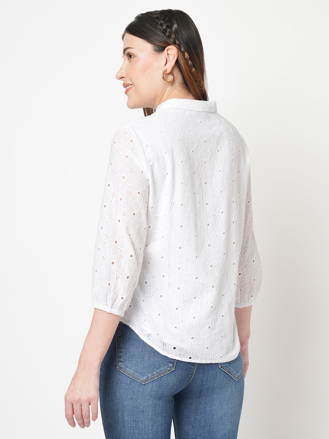 Women Schiffli Shirt