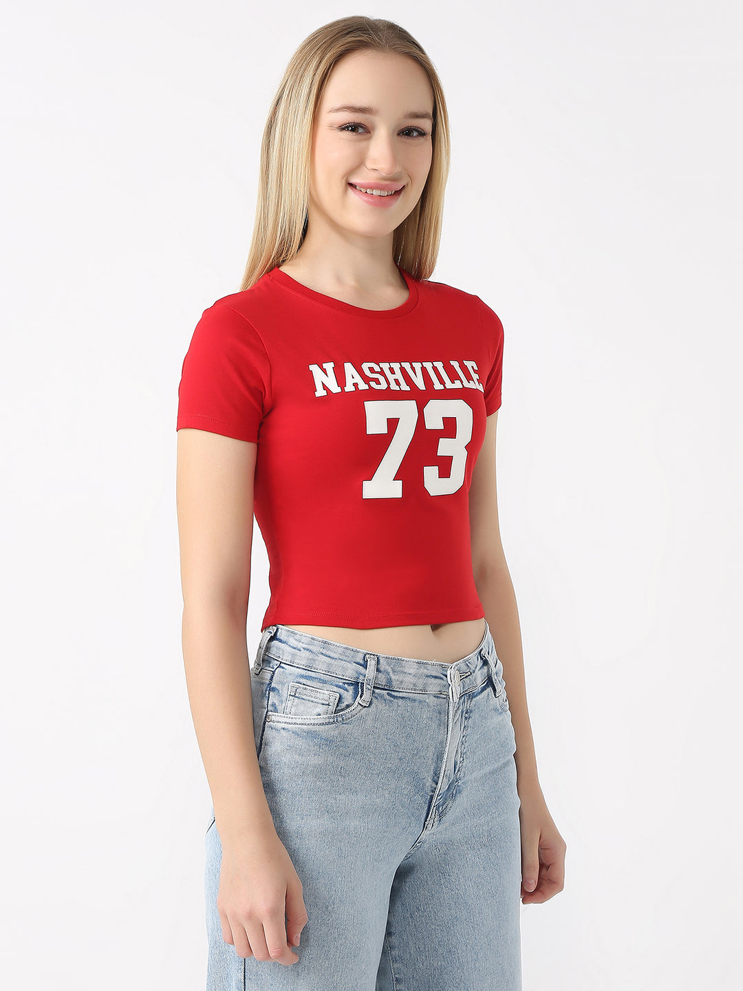 Women Slim Fit Genz T-Shirt