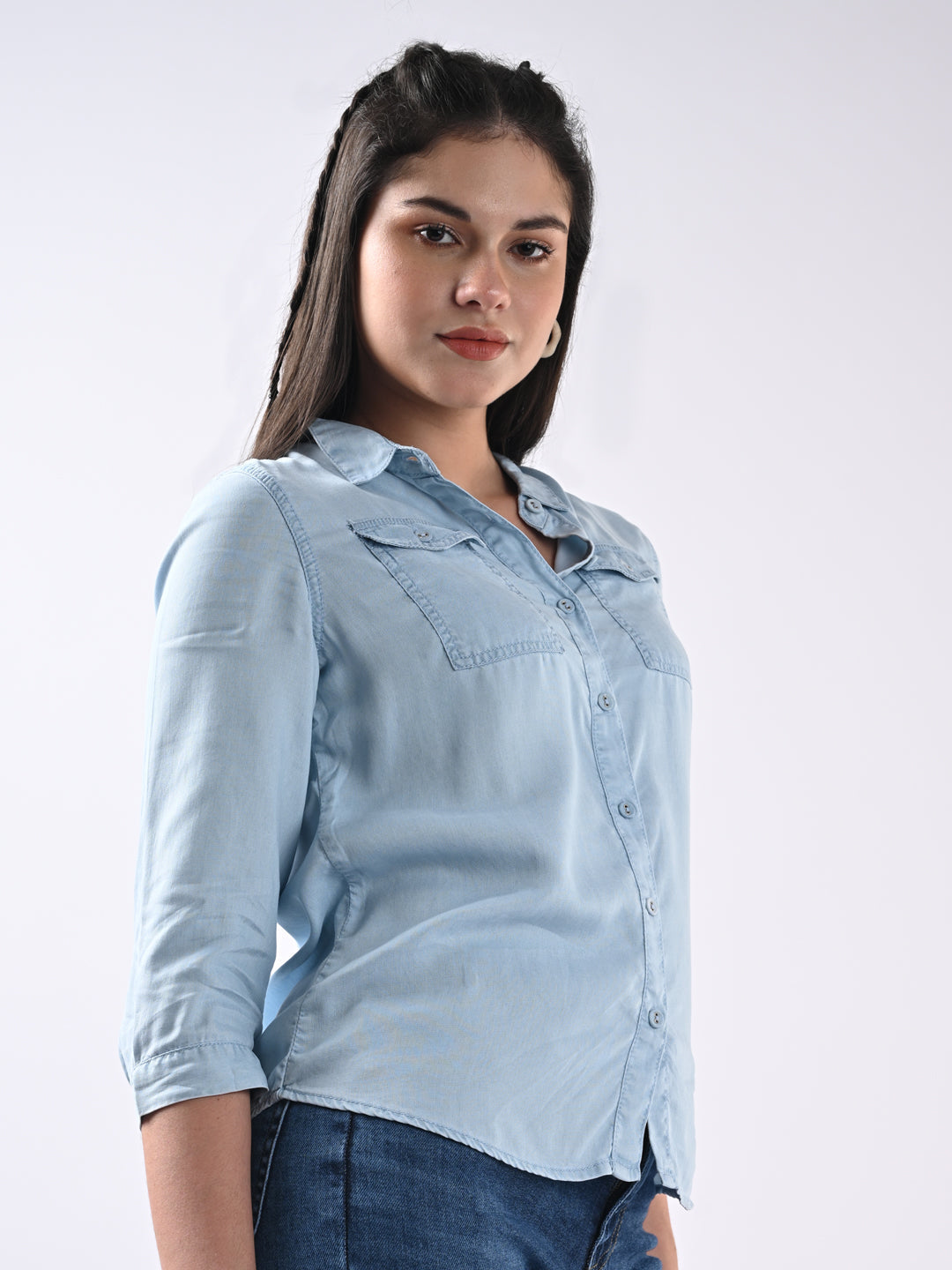Women Solid Shirt