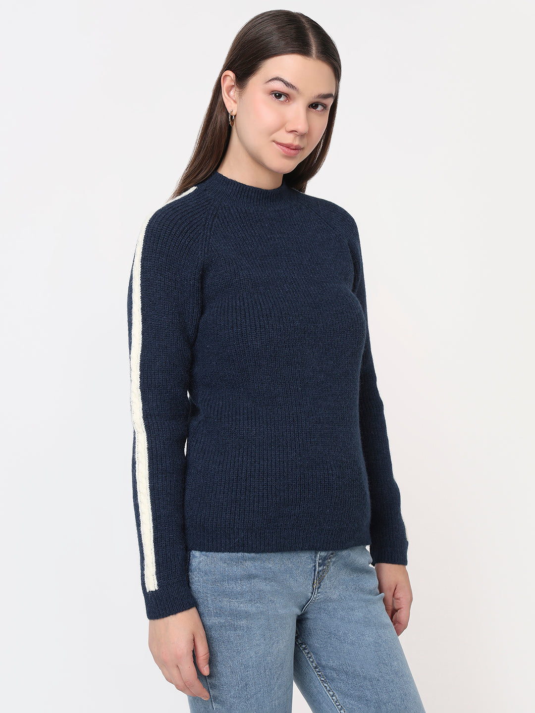 Women Airforce Slim Fit Sweater