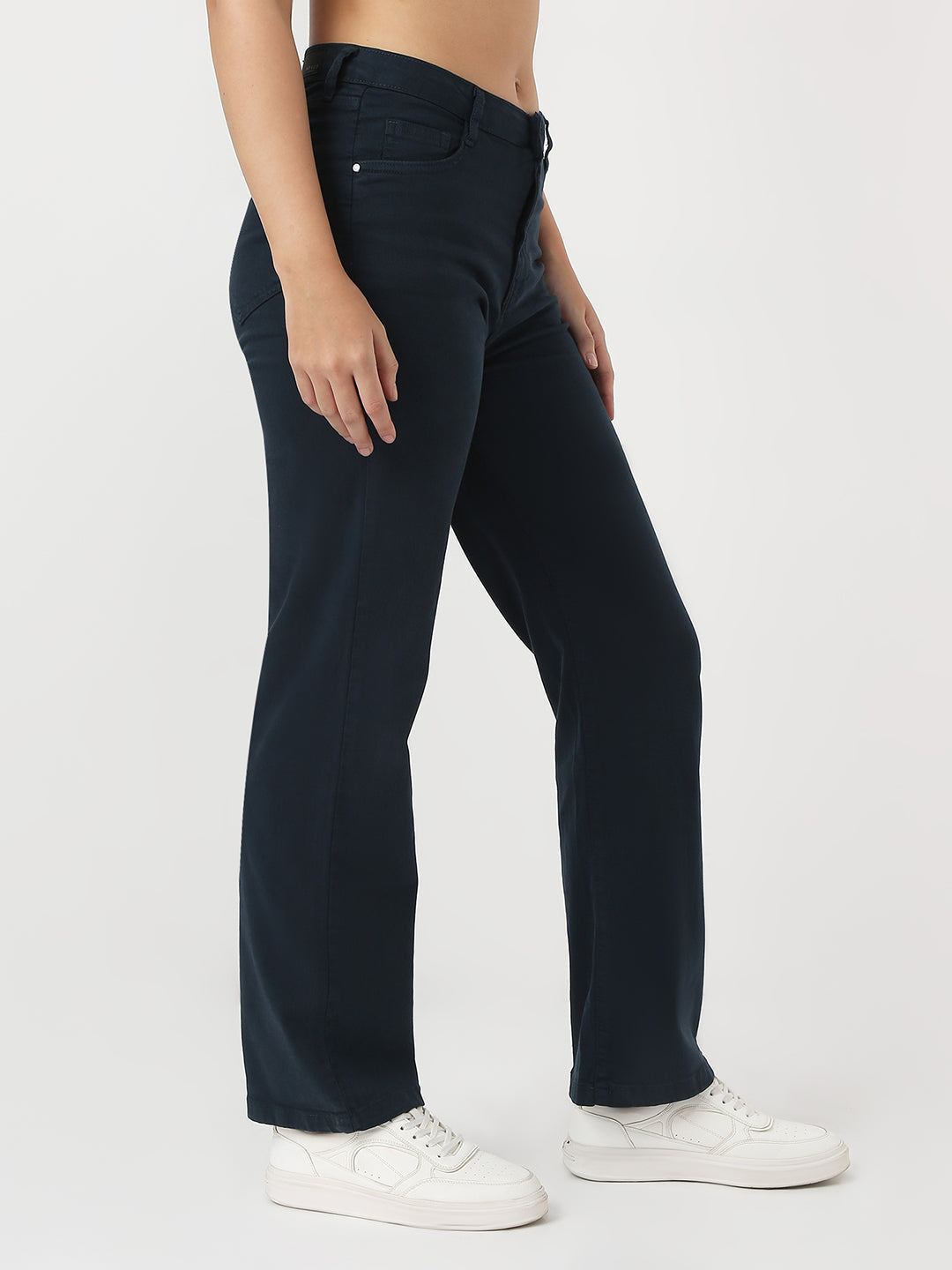 Women Airforce Loose Straight Jeans