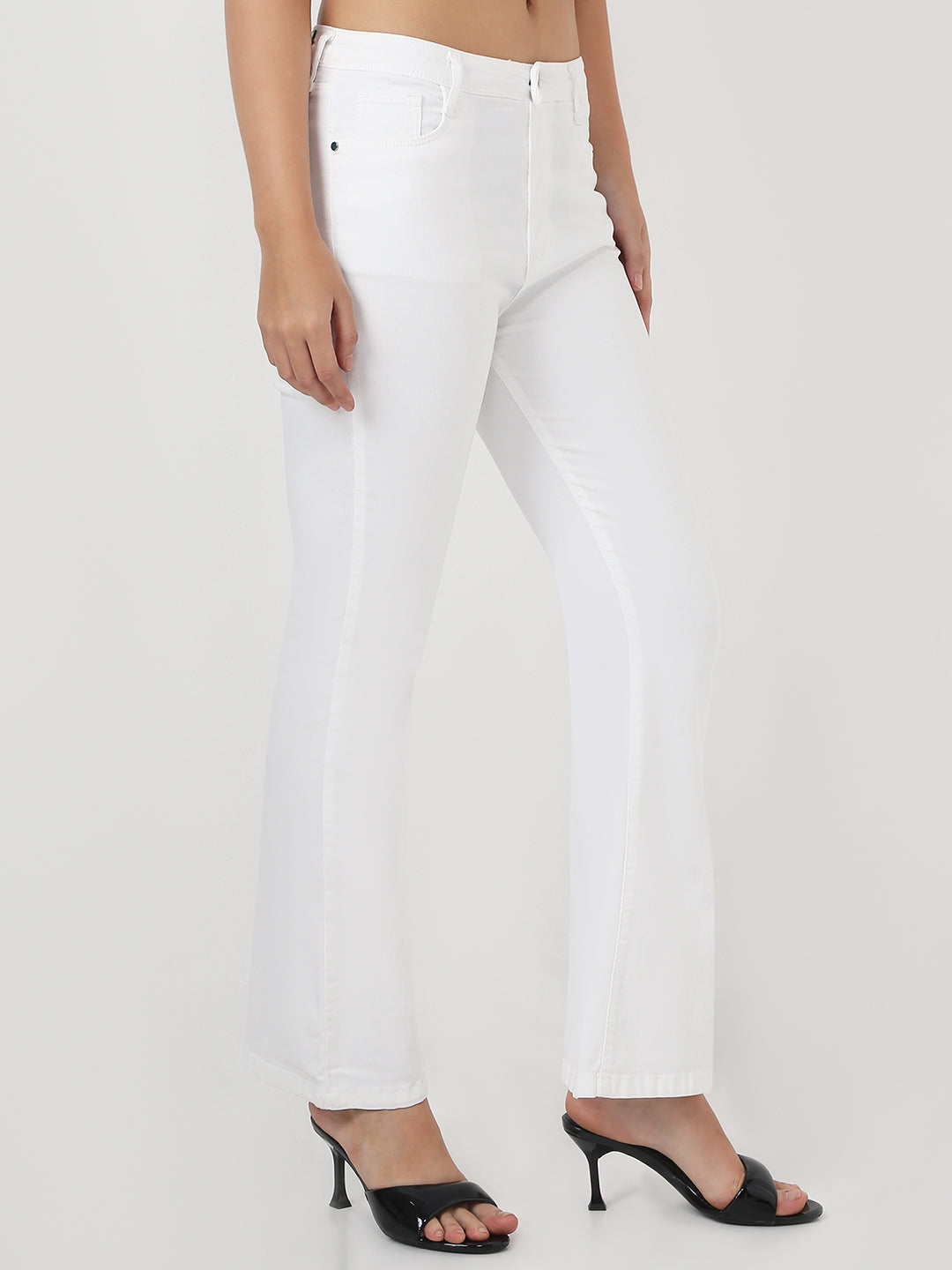 Women Oatmilk High-Rise Jeans