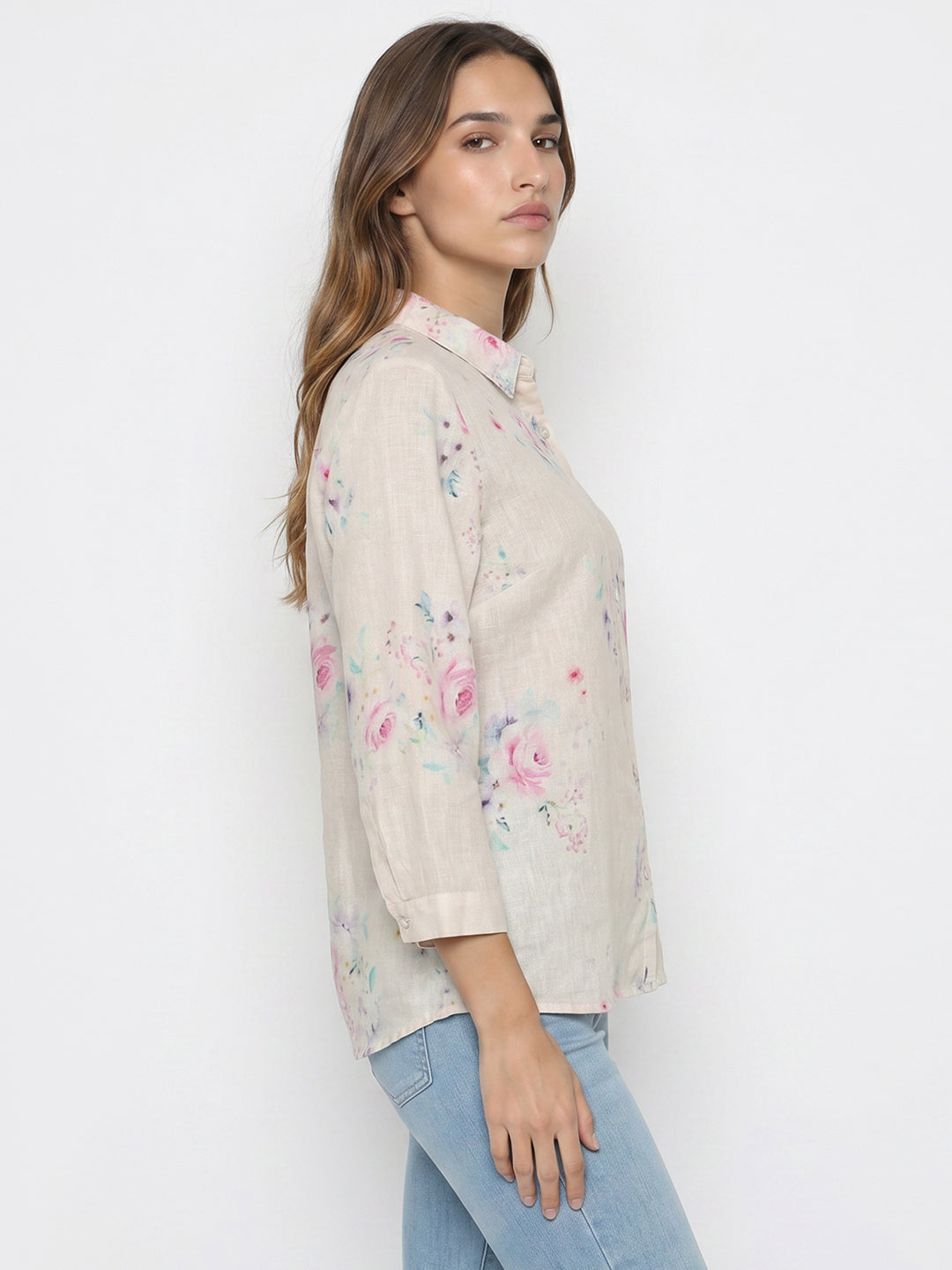 Women Floral Print Shirt