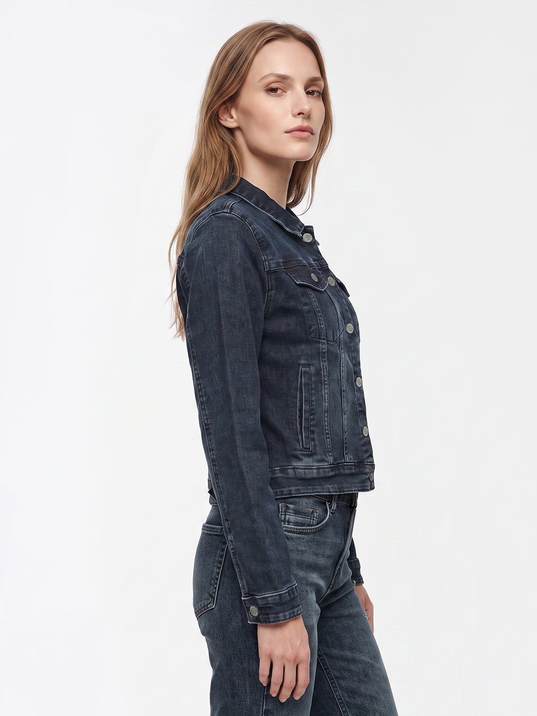 Women Slate Blue Jacket