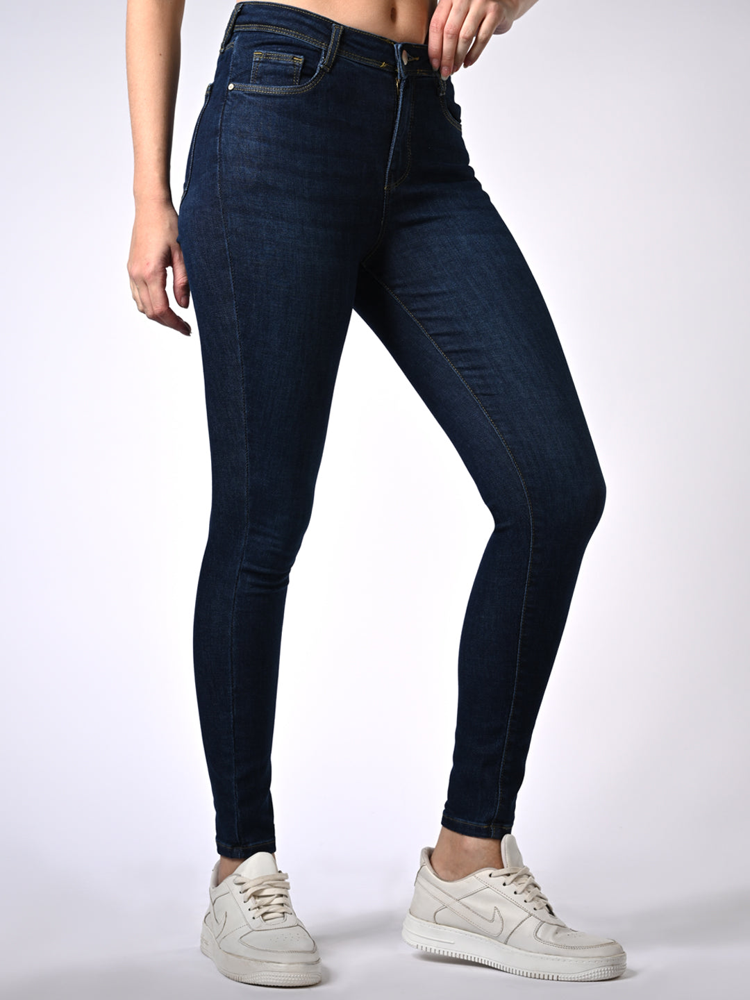 Women Blue Sky High Skinny Jeans