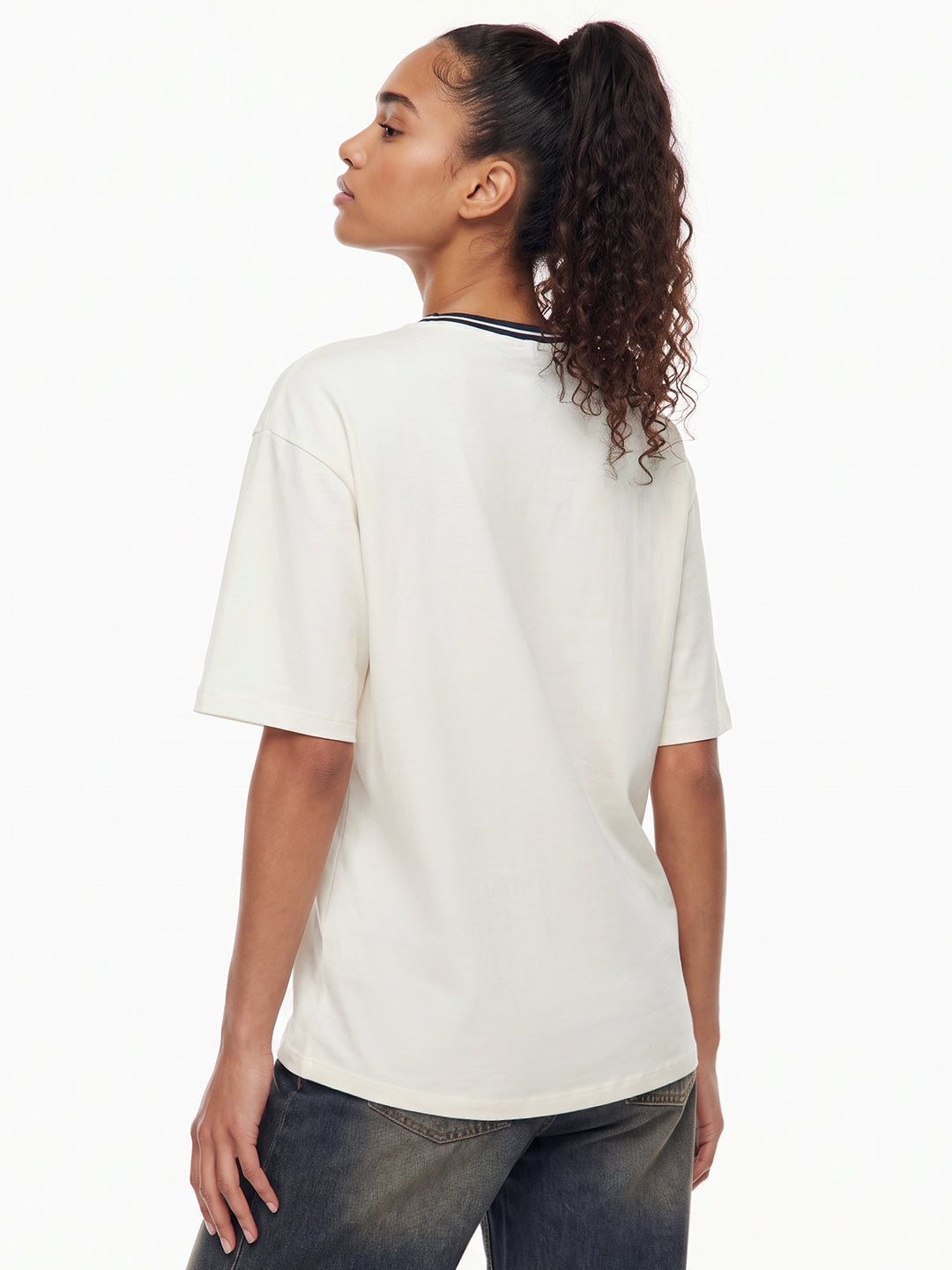 Off White Oversized T-Shirt